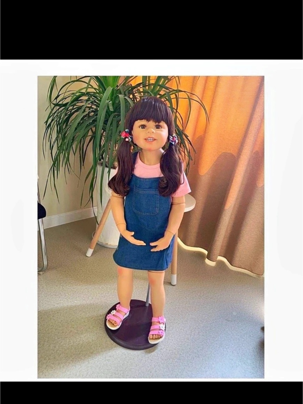 Saskai reborn Toddler Girl Doll 39 inch 39 Inch Vinyl Toddler Girl Doll NWT